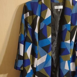 Womans Kasper jacket. multi color size 24w